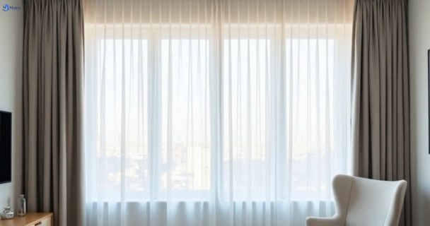 Restored vibrant drapes in selby-vic QLD after Matty Curtain Cleaning